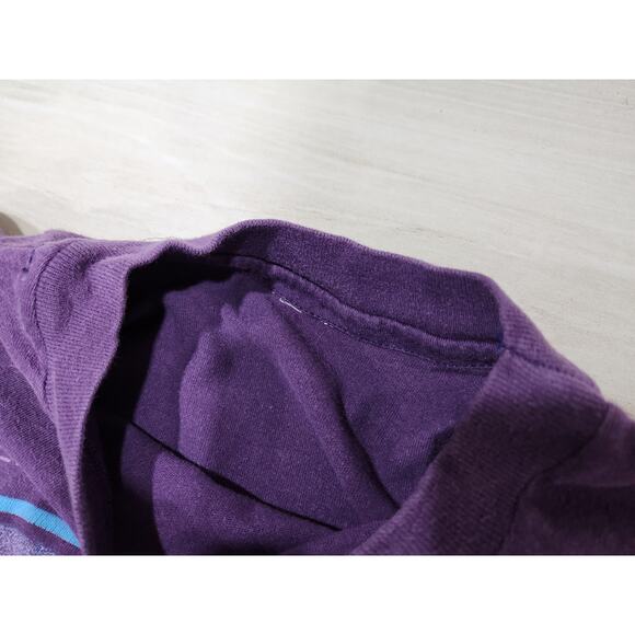 Vtg mens Westcliff Colorado Tourist shirt purple 90s snow mountain MADE IN USA - Picture 2 of 6